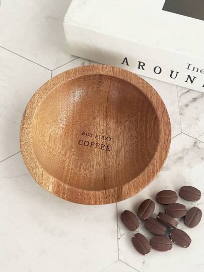 صينية خشبية لحبوب الشاي والقهوة