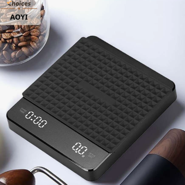 مقياس قهوة رقمي مع مؤقت،